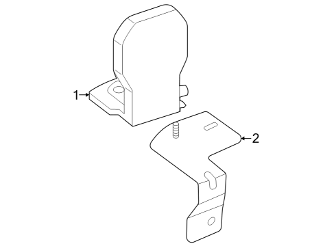 2022 Audi RS3 Antenna & Radio Diagram 1