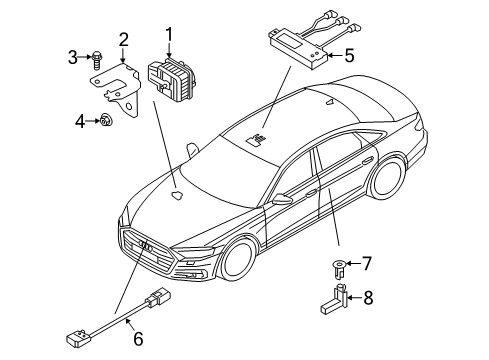 2022 Audi e-tron Quattro Alarm System