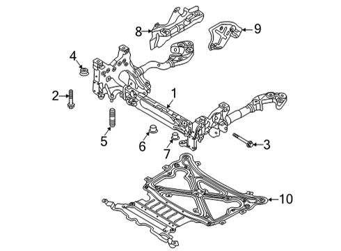 2023 Audi SQ7 Suspension Mounting - Front