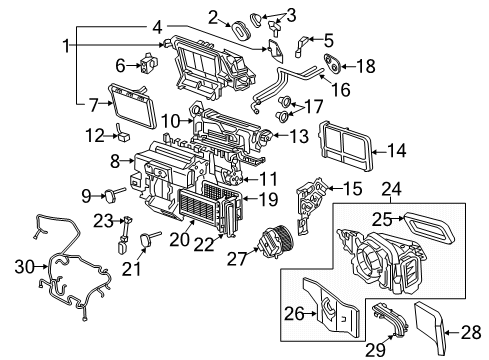 2023 Audi Q7 Blower Motor & Fan