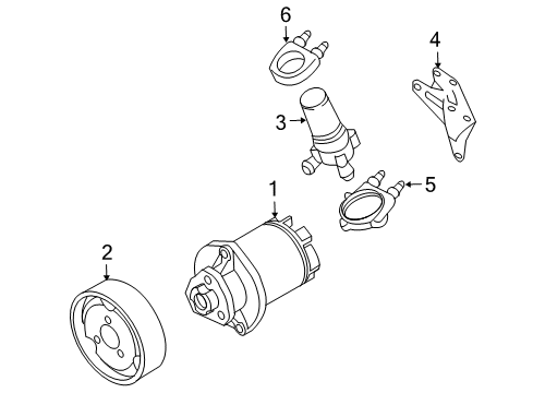 2007 Audi A3 Quattro Water Pump