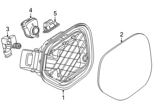 2024 Audi e-tron GT Fender & Components Diagram 2