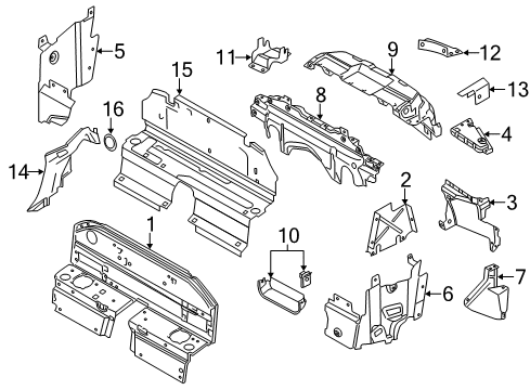 2015 Audi R8 Heat Shields Diagram 2