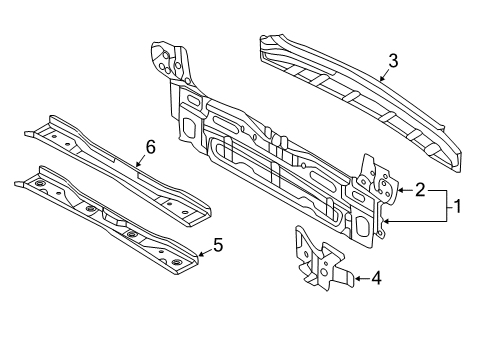 2018 Audi A3 Quattro Rear Body Diagram 1