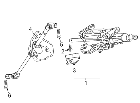 2022 Audi RS Q8 Steering Column & Wheel, Steering Gear & Linkage Diagram 4