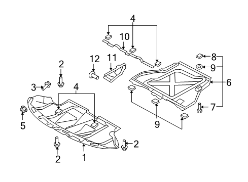 2009 Audi S4 Splash Shields