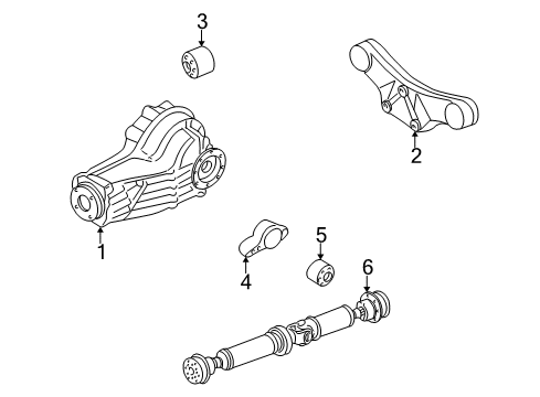 1998 Audi A6 Quattro Axle & Differential - Rear