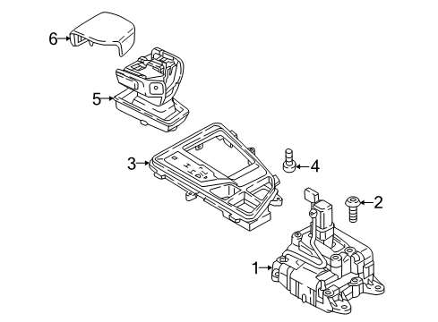 2020 Audi S5 Console Diagram 4