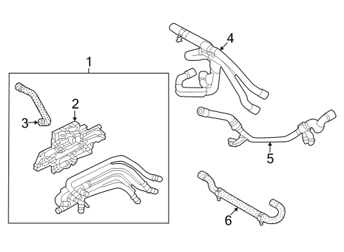 2023 Audi Q4 e-tron Sportback Hoses, Lines & Pipes Diagram 9