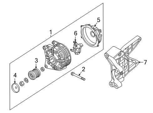 2019 Audi SQ5 Alternator