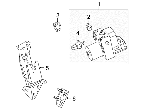 2008 Audi S8 ABS Components