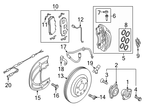 2021 Audi Q8 Front Brakes