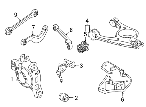 2024 Audi e-tron GT Rear Suspension