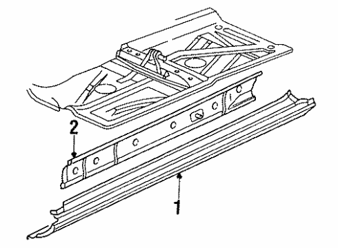 1986 Audi Coupe Rocker Panel