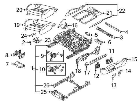 2019 Audi A6 Quattro Lumbar Control Seats