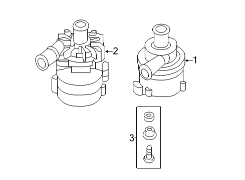 2017 Audi RS7 Water Pump Diagram 1