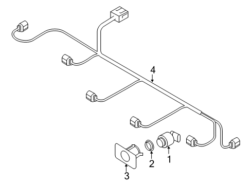 2019 Audi e-tron Quattro Parking Aid Diagram 2