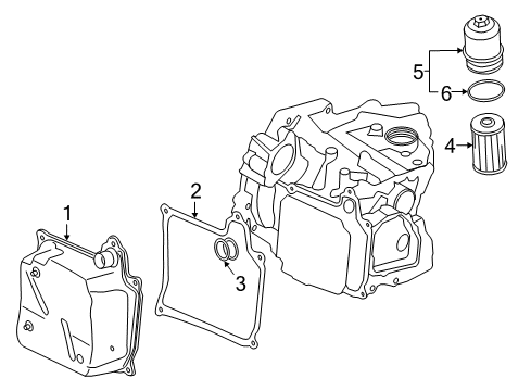 2017 Audi TT Quattro Transaxle Parts