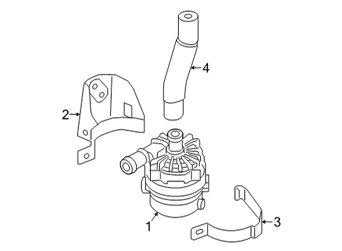 2023 Audi RS5 Water Pump Diagram 2