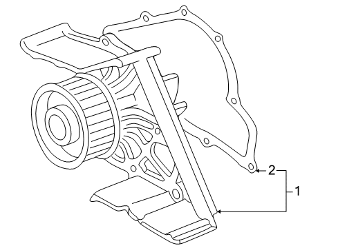 2003 Audi A4 Water Pump Diagram 4