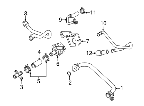 2022 Audi Q7 Hoses & Lines Diagram 2