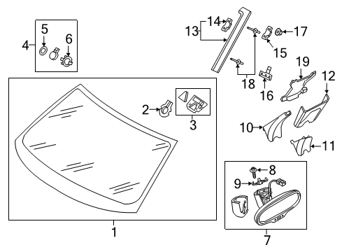 2022 Audi S5 Glass - Windshield