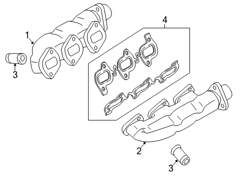 2009 Audi Q7 Exhaust Manifold Diagram 1