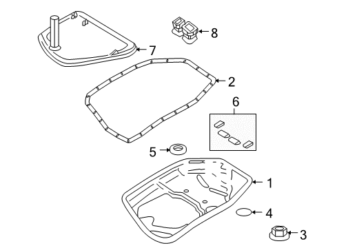 2010 Audi A8 Quattro Transaxle Parts