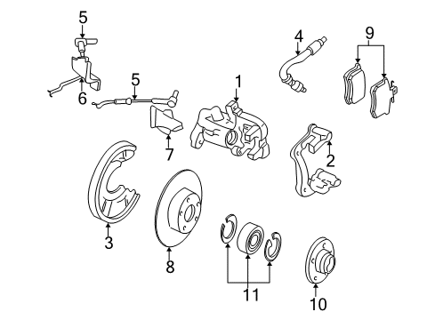 2001 Audi A6 Quattro Rear Brakes