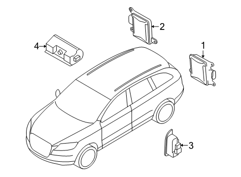 2009 Audi Q7 Lane Departure Warning