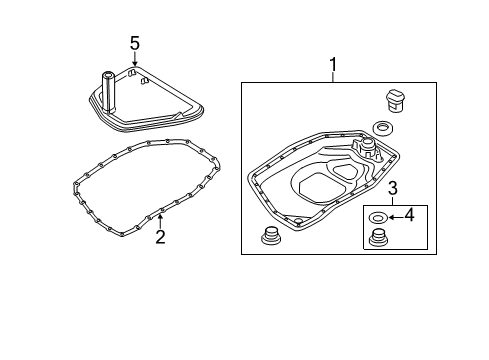 2010 Audi Q5 Transaxle Parts