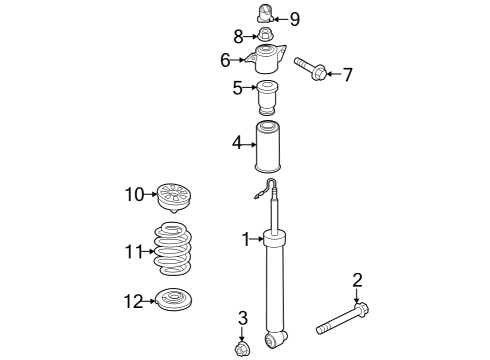 2020 Audi S6 Shocks & Components - Rear Diagram 3