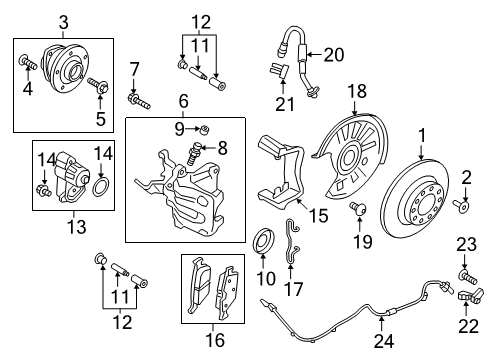 2019 Audi TTS Quattro Brake Components