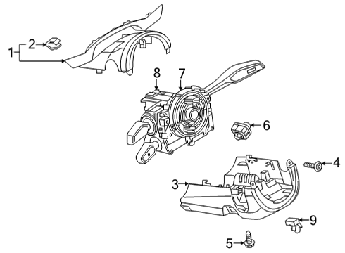 2022 Audi A6 allroad Switches