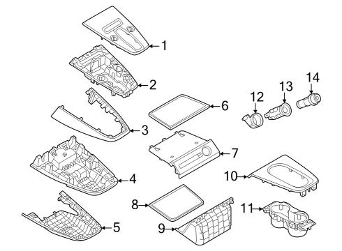 2024 Audi Q4 e-tron Console