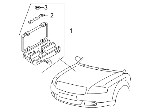 2009 Audi A8 Quattro Electrical Components Diagram 2