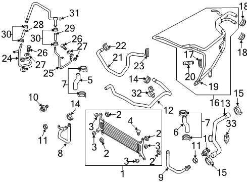 2010 Audi Q7 Radiator & Components