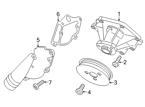 2015 Audi Q5 Water Pump Diagram 6