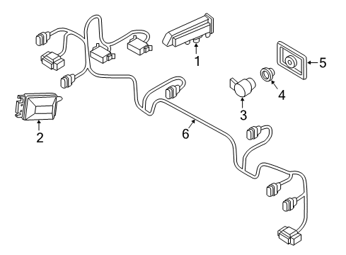 2018 Audi TTS Quattro Rear Bumper Diagram 2