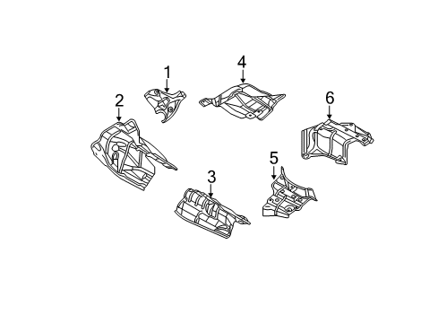 2017 Audi Q5 Heat Shields Diagram 2