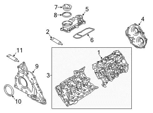 2019 Audi SQ5 Valve & Timing Covers