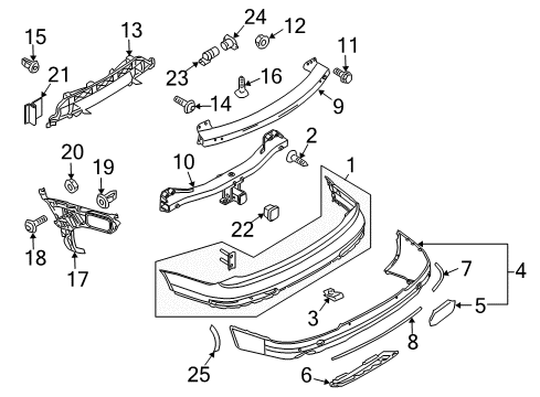 2013 Audi Q7 Parking Aid Diagram 8