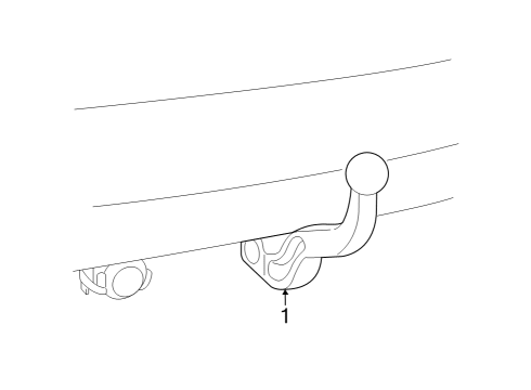 2023 Audi SQ5 Trailer Hitch Components Diagram 2