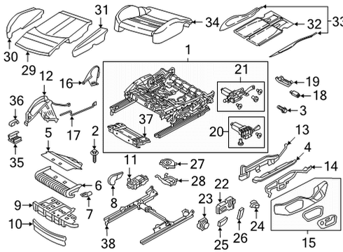 2021 Audi RS6 Avant Lumbar Control Seats