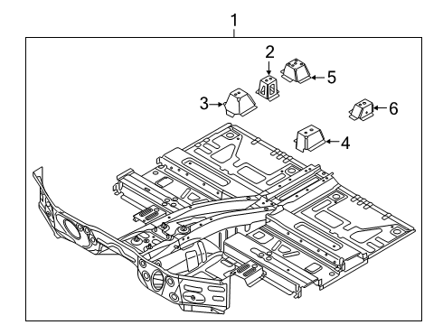 2022 Audi e-tron Quattro Floor