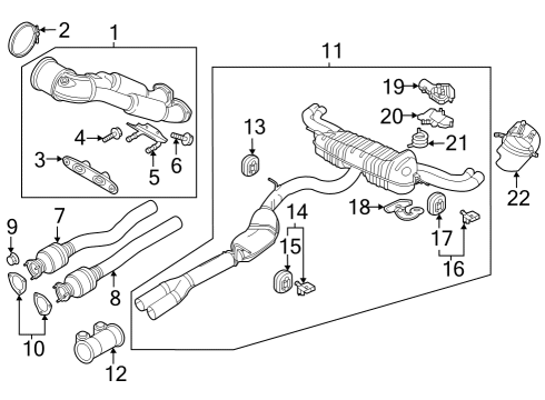 2023 Audi RS3 Exhaust Components