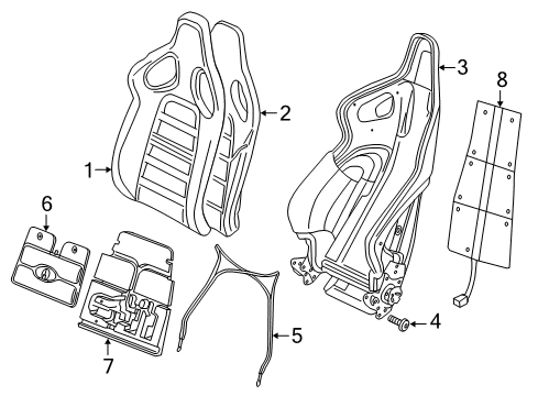 2013 Audi RS5 Heated Seats Diagram 2