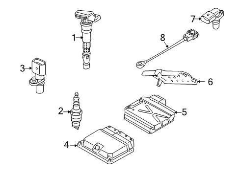 2008 Audi S8 Ignition System