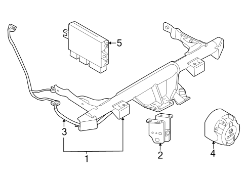 2024 Audi Q4 e-tron Trailer Hitch Components