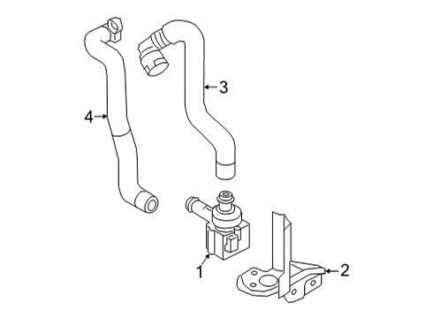 2023 Audi RS5 Water Pump Diagram 1